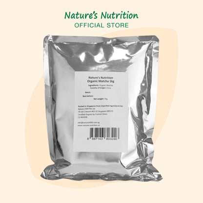 Nature's Nutrition Organic Matcha Powder 1kg