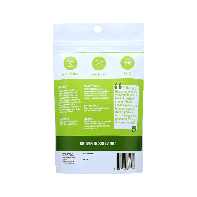 Nature’s Nutrition Moringa Leaf Powder