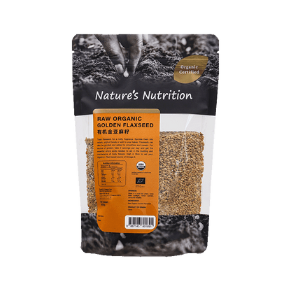 Nature’s Nutrition Organic Golden Flax Seed 500gx2