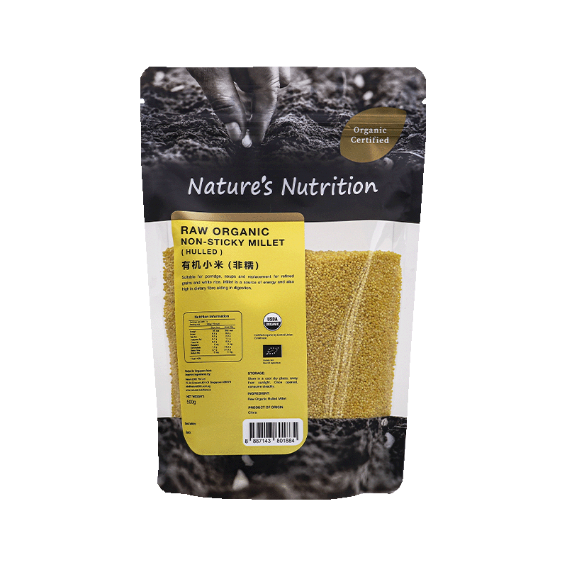 Nature’s Nutrition Organic Non Sticky Millet 500g