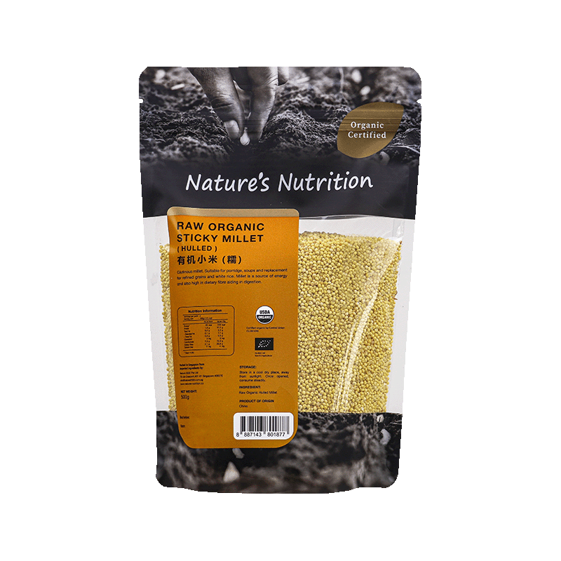 Nature’s Nutrition Organic Sticky Millet 500g