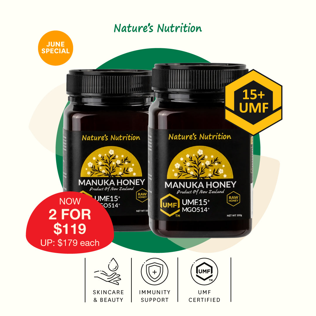 Nature’s Nutrition Manuka Honey UMF 15+