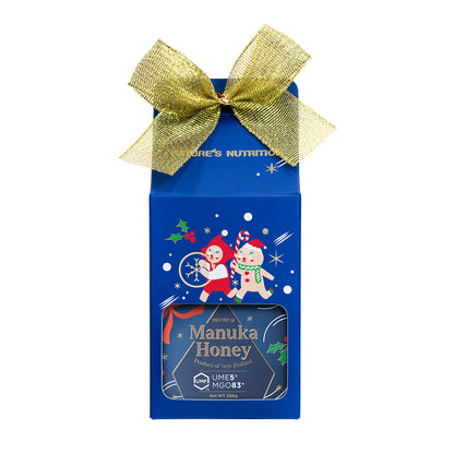 Nature's Nutrition UMF 5+ Manuka Honey Christmas Gift Box 250g x 4 (2025 edition - box no folding)