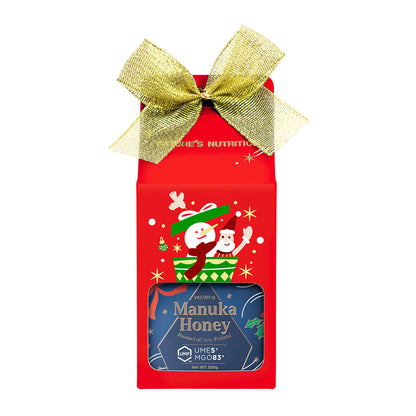 Nature's Nutrition UMF 5+ Manuka Honey Christmas Gift Box 250g x 4 (2025 edition - box no folding)