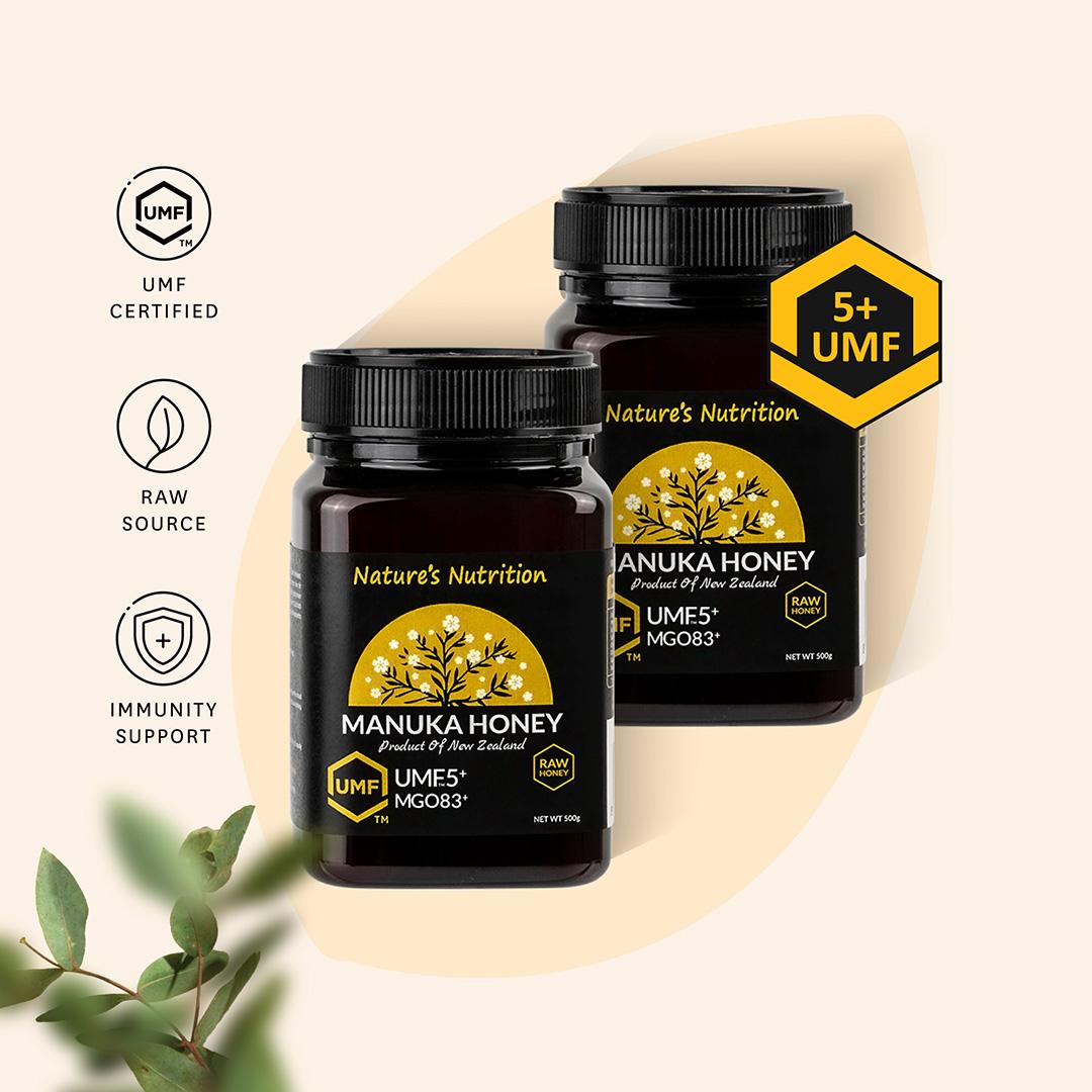 Nature’s Nutrition Manuka Honey UMF 5+