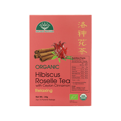 Nature’s Nutrition Organic Hibiscus Roselle Tea