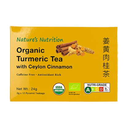 Nature’s Nutrition Organic Turmeric with Cinnamon Tea