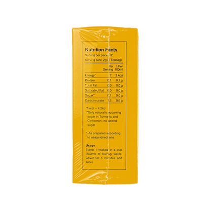 Nature’s Nutrition Organic Turmeric with Cinnamon Tea