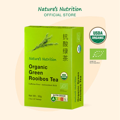 Nature’s Nutrition Organic SOD Green Rooibos Tea 20s