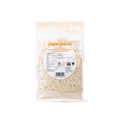 SuperFarm Organic Instant Oats 750gx2