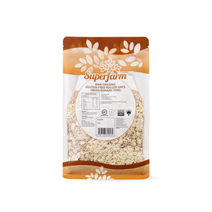 SuperFarm Organic Rolled Oats 750gx2