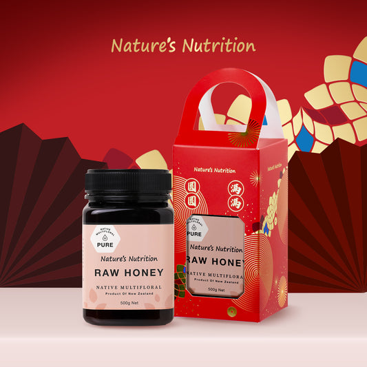 CNY gift box - Nature's Nutrition raw honey 500g x 4