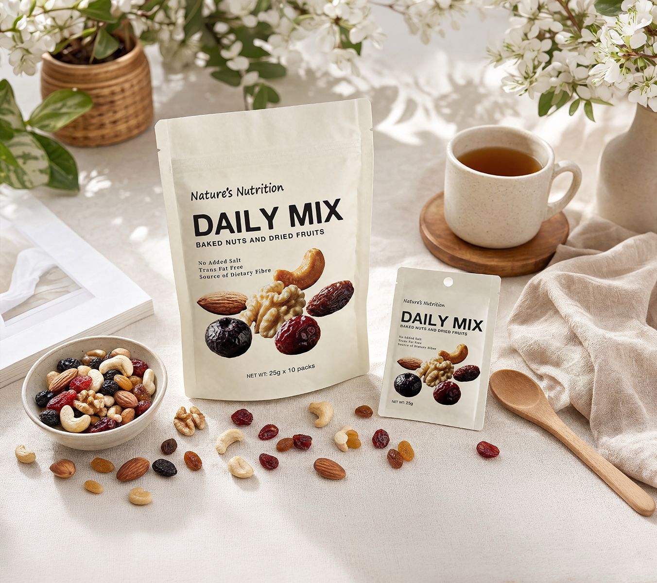 Nature's Nutrition Daily Mix Baked Nuts & Dried Fruits (10 x 25g)