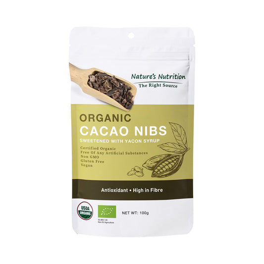 Nature’s Nutrition Cacao Nibs with Yacon Syrup