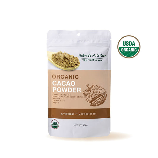 Nature’s Nutrition Organic Cacao Powder