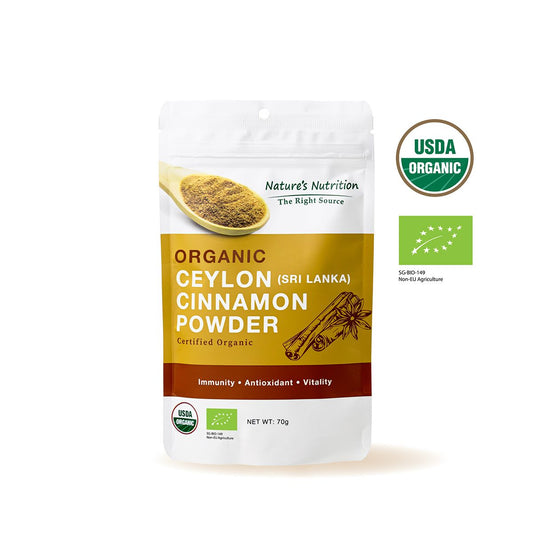 Nature’s Nutrition Organic Ceylon Cinnamon Powder