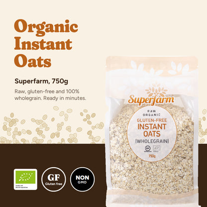 SuperFarm Organic Instant Oats 750gx2