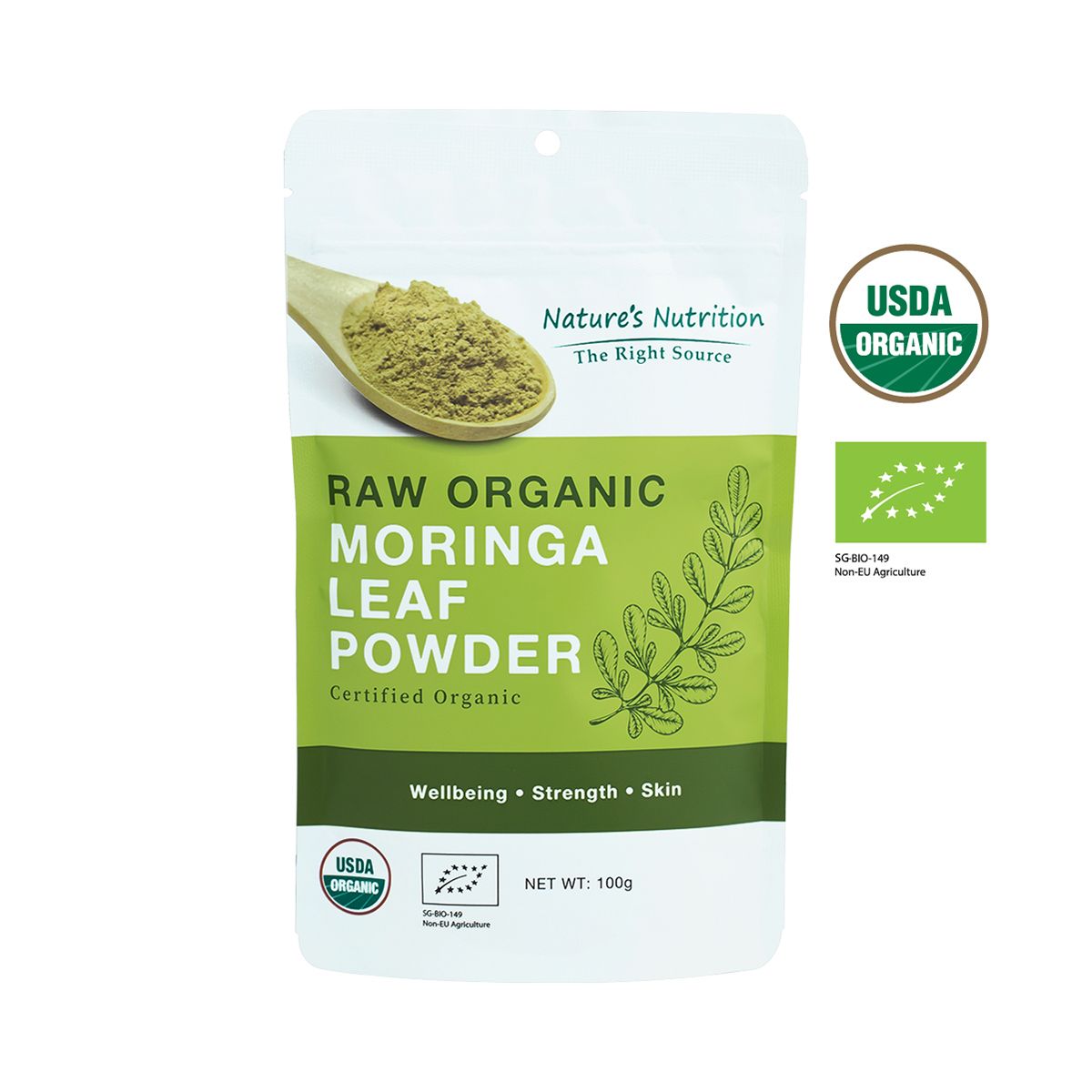 Nature’s Nutrition Moringa Leaf Powder