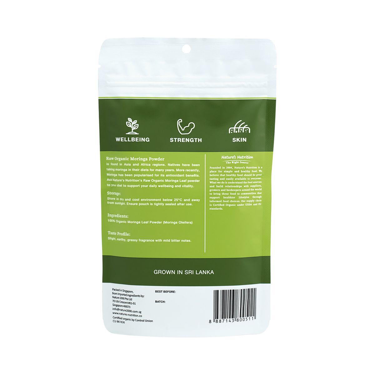 Nature’s Nutrition Moringa Leaf Powder