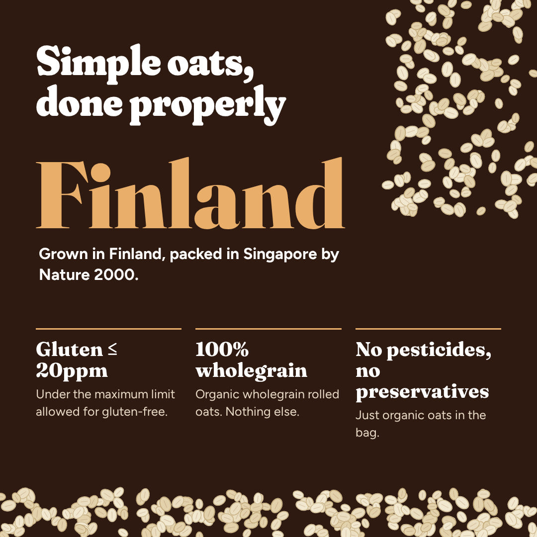 SuperFarm Organic Rolled Oats 750gx2