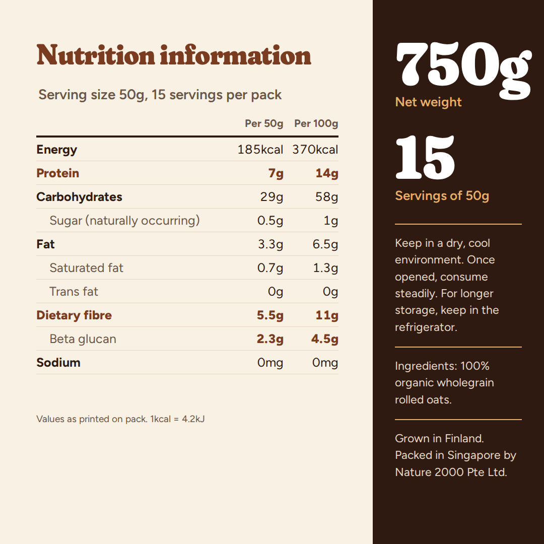 SuperFarm Organic Rolled Oats 750gx2