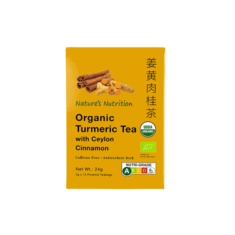 Nature’s Nutrition Organic Turmeric with Cinnamon Tea