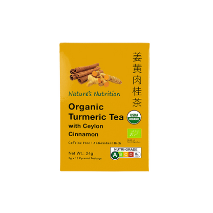 Nature’s Nutrition Organic Turmeric with Cinnamon Tea