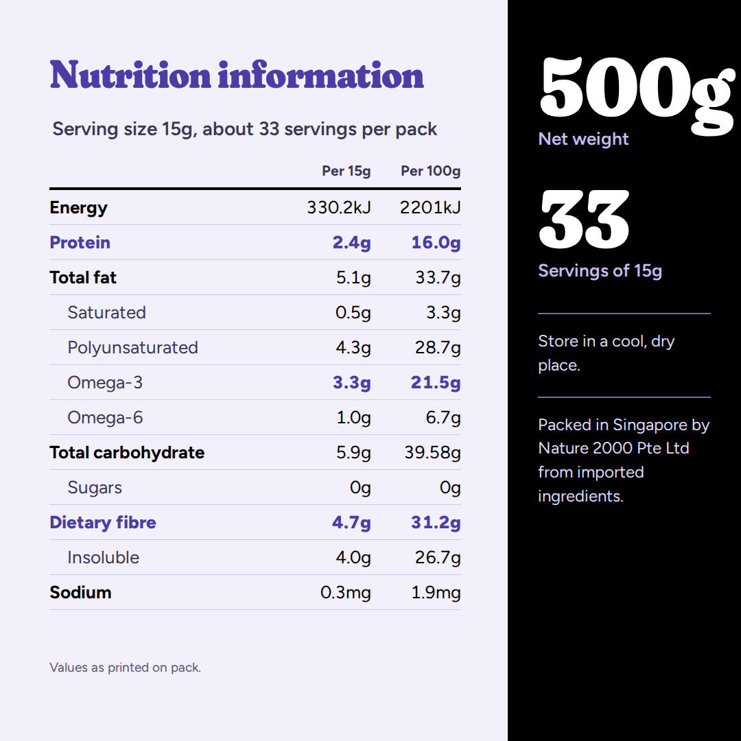 Superchia Organic Chia Seed 500g