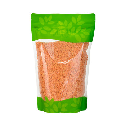 Superfarm Raw Organic Red Lentils (Split) 1KGx2 | USDA Certified Organic