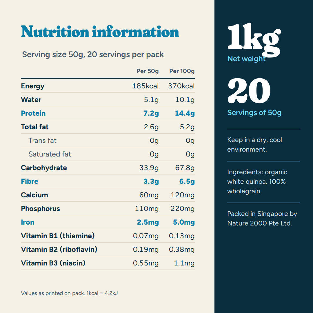 Superfarm White Quinoa 1kg